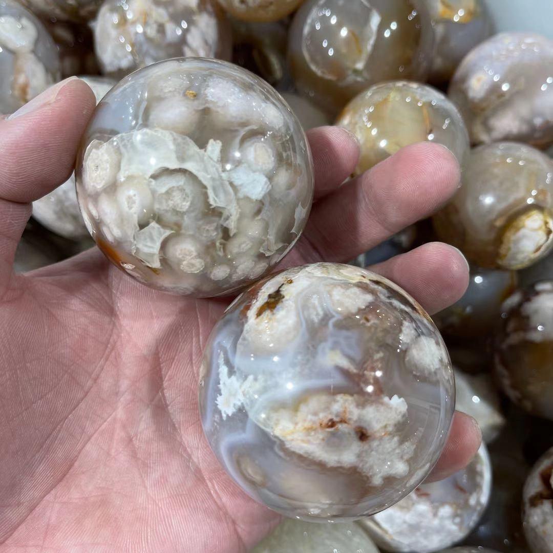 Cherry Blossoms Agate Sakura Flower Agate -Wholesale Crystals