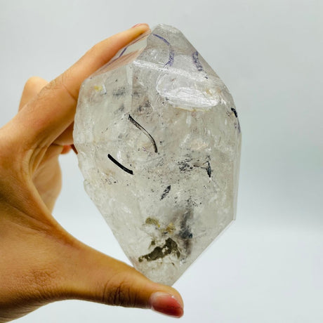 A56 Black Quicksand Large Moving Bubble Enhydro Quartz For Collection -Wholesale Crystals