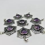 Amethyst Heart Pendant Wholesale -Wholesale Crystals