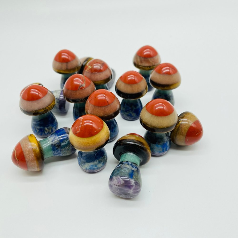 Beautiful 7 Chakra Mushroom Wholesale -Wholesale Crystals