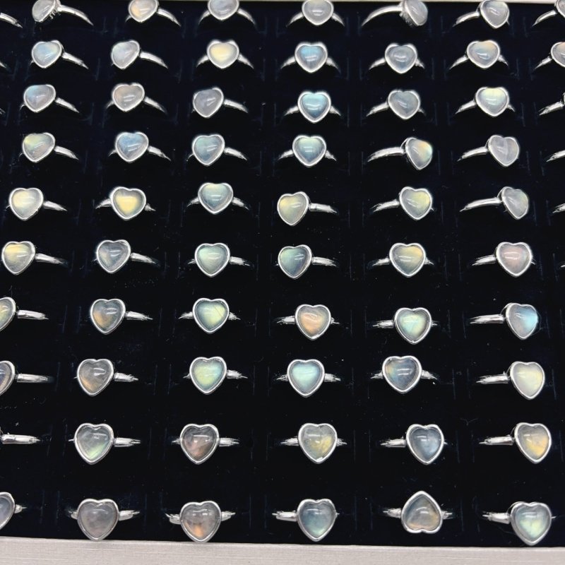 Beautiful Labradorite Heart Ring Wholesale - Wholesale Crystals