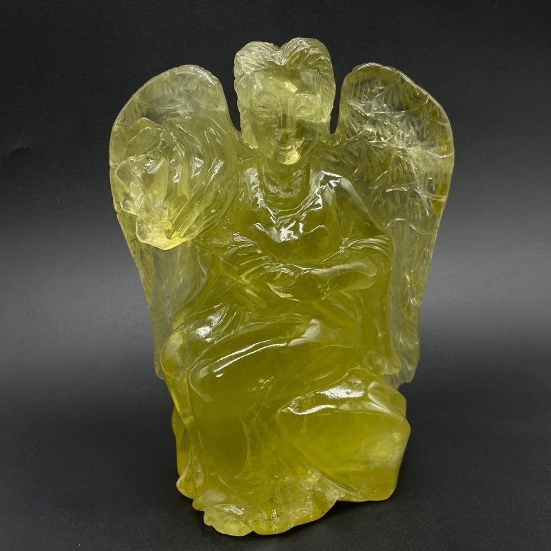 Beautiful Large Citrine Angel Goddess Carving - Wholesale Crystals