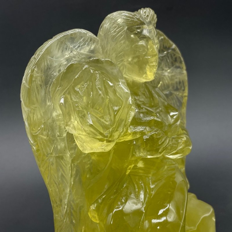 Beautiful Large Citrine Angel Goddess Carving - Wholesale Crystals