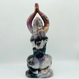 Beautiful Red Moss Agate Mixed Quartz Large Goddess Carving -Wholesale Crystals
