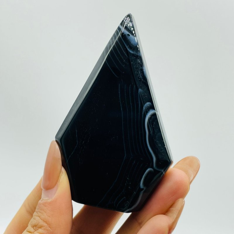 Black Stripe Agate Arrow Head Shape Crystal Wholesale -Wholesale Crystals