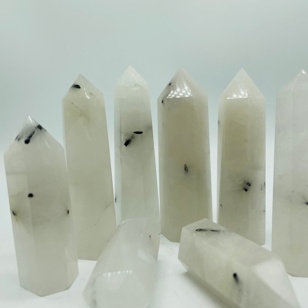 Black Tourmaline Tower Point Wholesale Closeout -Wholesale Crystals