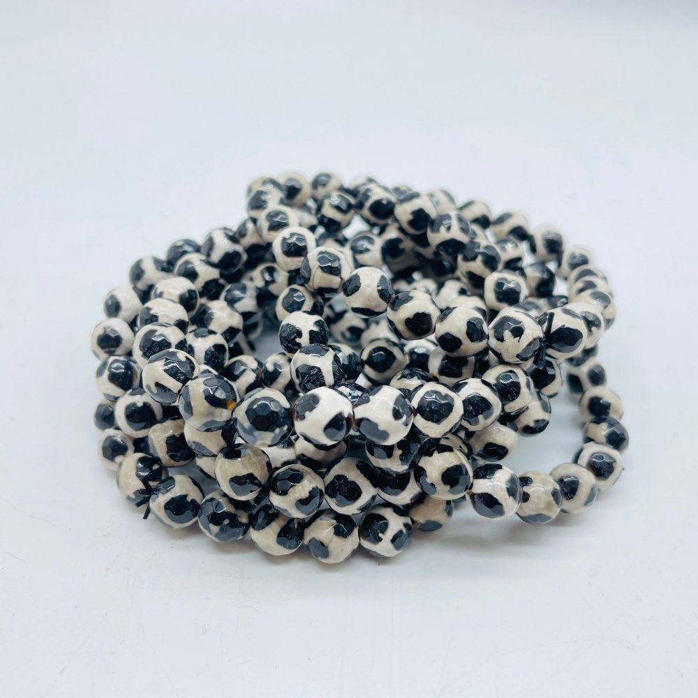 Faceted Tibetan Agate Natural Stone Bracelet Wholesale -Wholesale Crystals