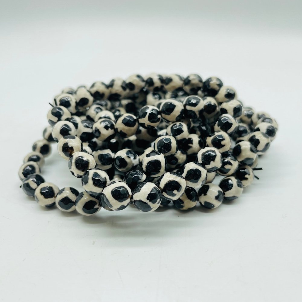 Faceted Tibetan Agate Natural Stone Bracelet Wholesale -Wholesale Crystals