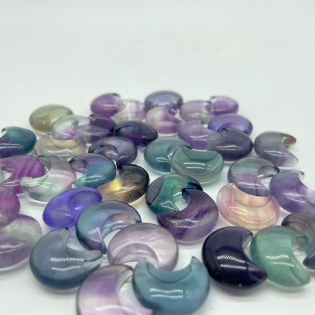 Fluorite Moon DIY Pendant Mini -Wholesale Crystals
