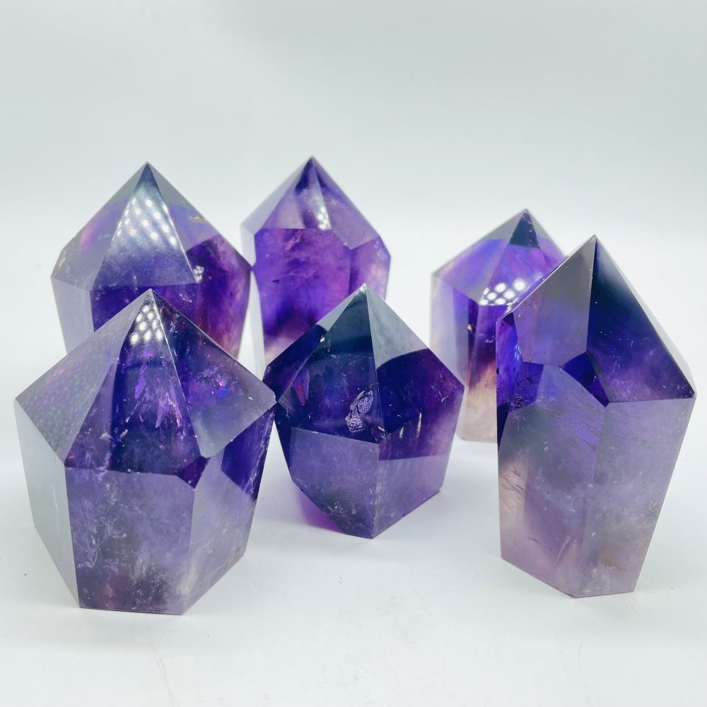 Free Shape Purple Amethyst Crystal Point Wand Wholesale -Wholesale Crystals