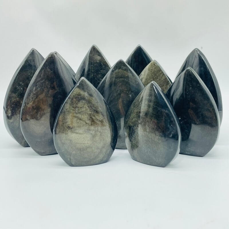 Gold Sheen Obsidian Arrow Head Shape Crystal Stone Wholesale -Wholesale Crystals