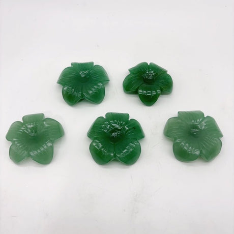 Green Aventurine Flower Crystal Stand Base Wholesale -Wholesale Crystals