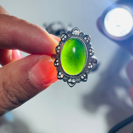 Green Chalcedony Ring Wholesale -Wholesale Crystals