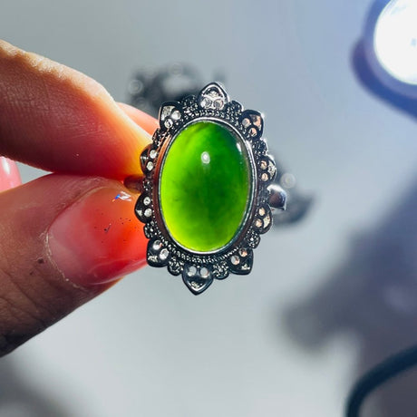 Green Chalcedony Ring Wholesale -Wholesale Crystals