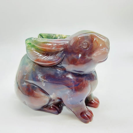 High Quality Ocean Jasper Rabbit Carving -Wholesale Crystals