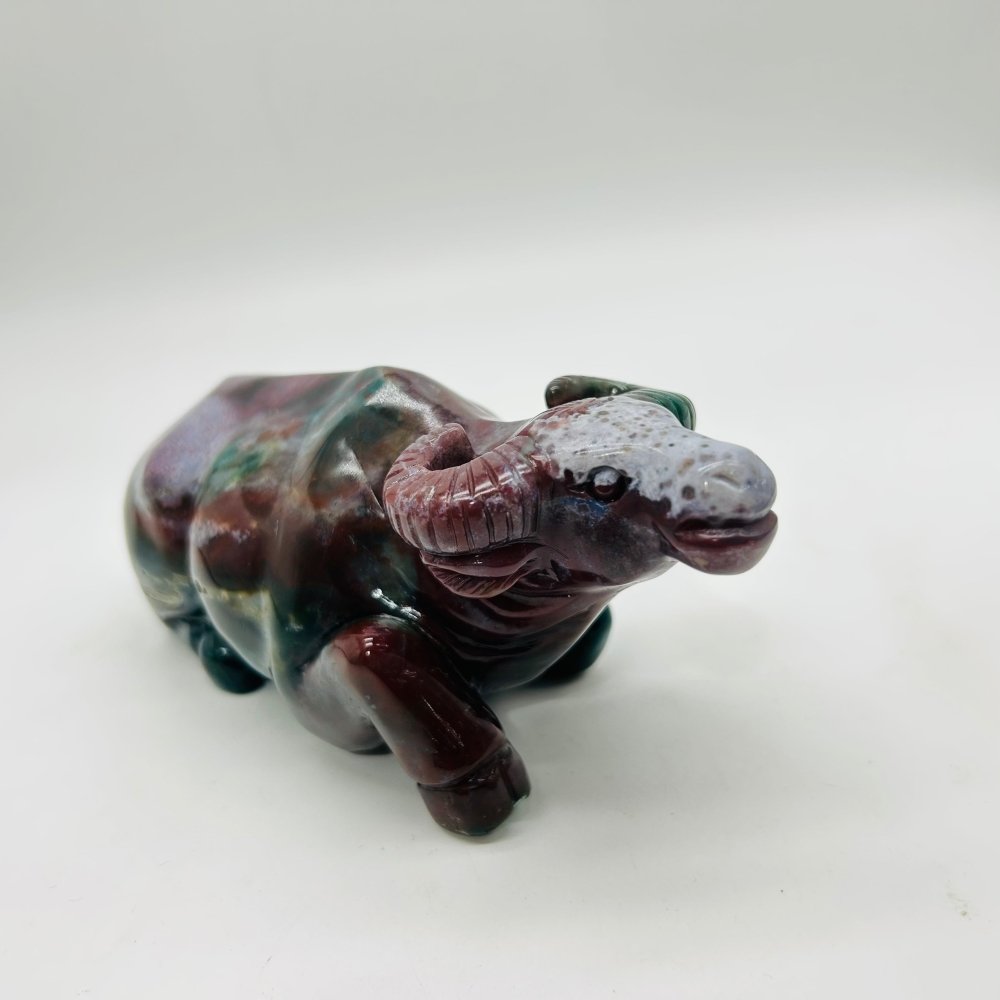 High Quality Ocean Jasper Water Buffalo Carving -Wholesale Crystals