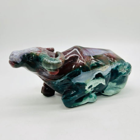 High Quality Ocean Jasper Water Buffalo Carving -Wholesale Crystals