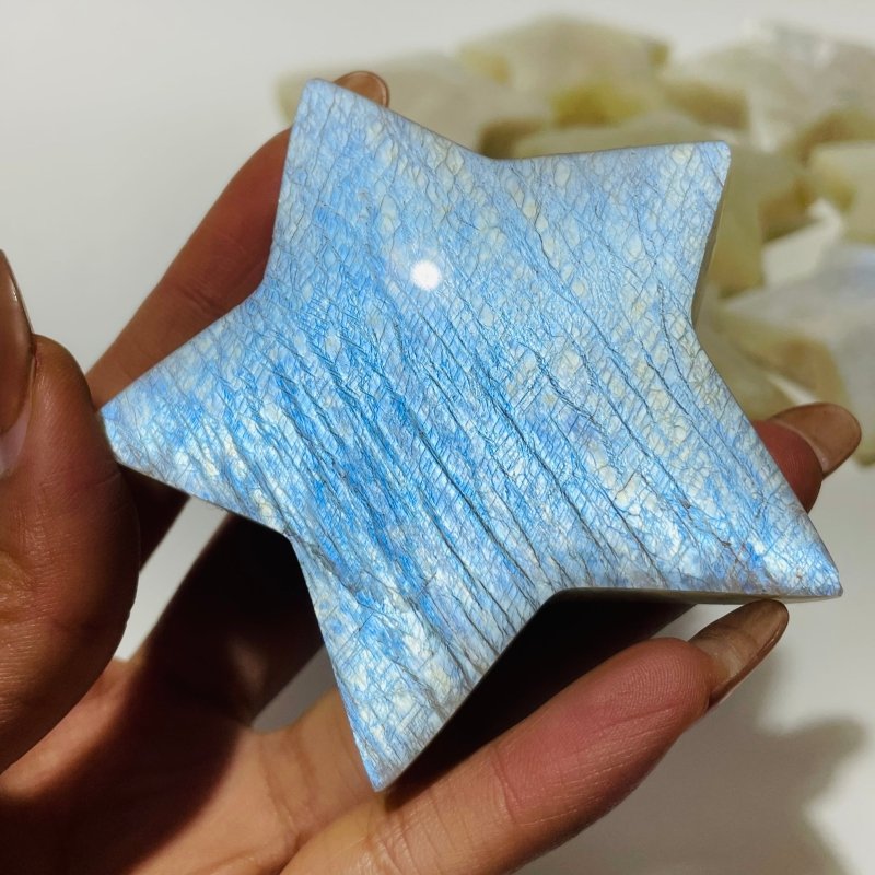 High Quality White Moonstone Star Wholesale - Wholesale Crystals