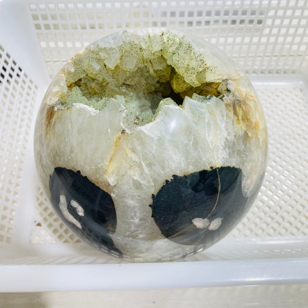 Large Agate Geode Druzy Sphere Ball -Wholesale Crystals