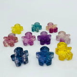 Mini Fluorite Gingerbread Man Carving Wholesale -Wholesale Crystals