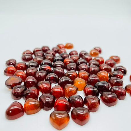Mini Garnet Heart High Quality Transparent Garnet DIY Pendant Wholesale -Wholesale Crystals