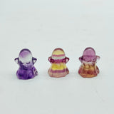 Mini Rainbow Fluorite Carving Ghost Wholesale -Wholesale Crystals