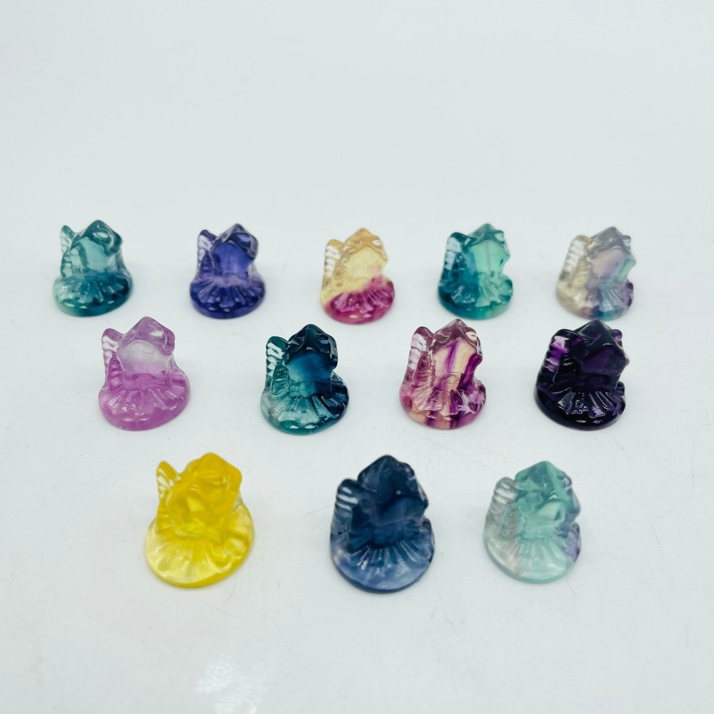 Mini Rainbow Fluorite Castle Carving Wholesale -Wholesale Crystals