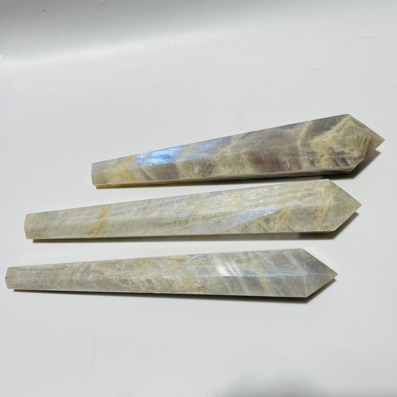 Natural Moonstone Scepter Point Magic Wand Wholesale - Wholesale Crystals