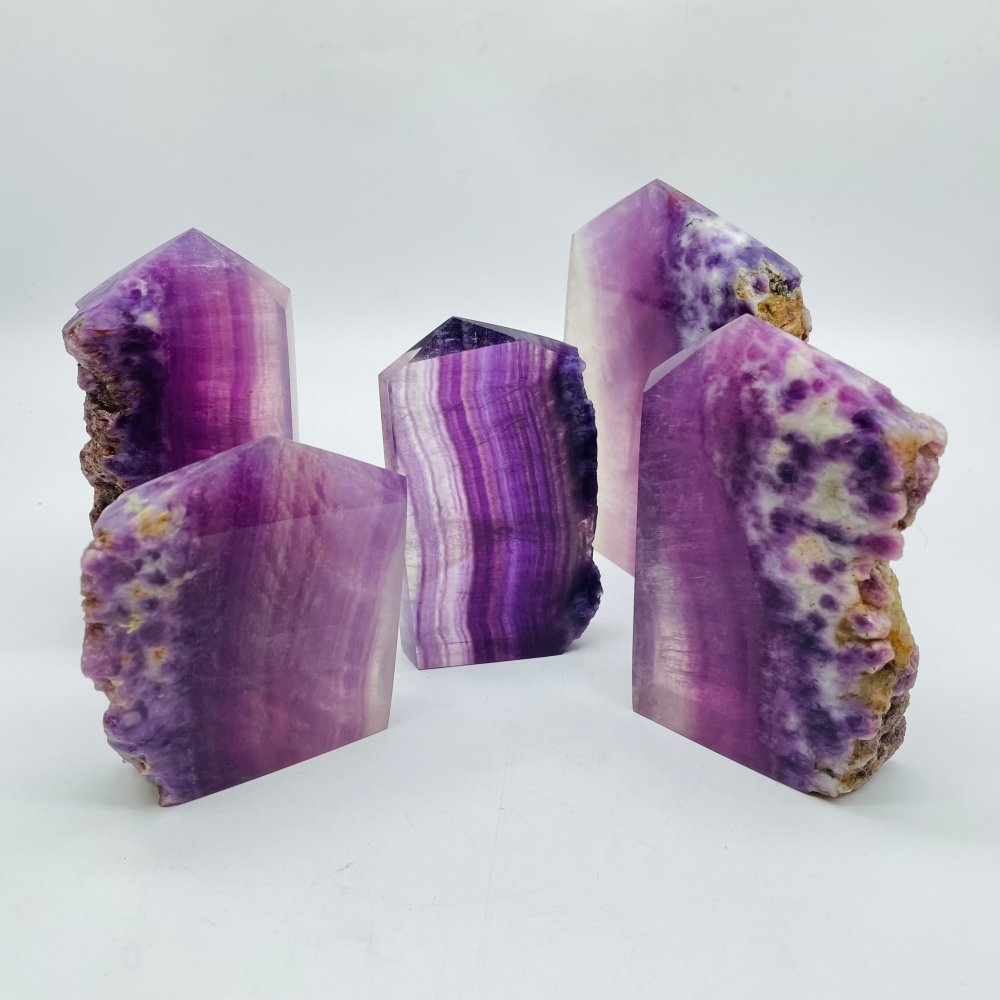 Purple Fluorite Tower Points Wholesale -Wholesale Crystals