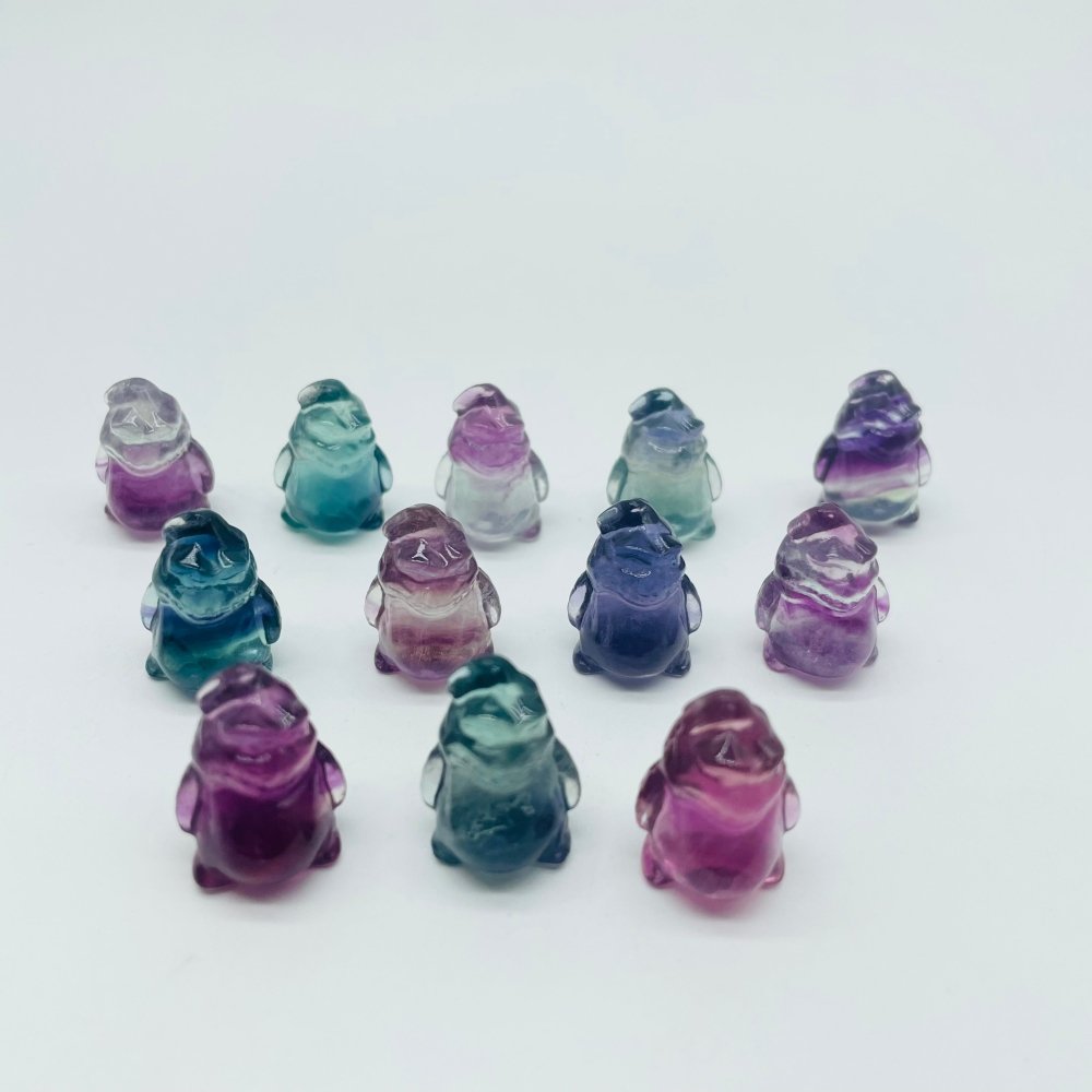 Rainbow Fluorite Carving Demon Person Boo Wholesale -Wholesale Crystals