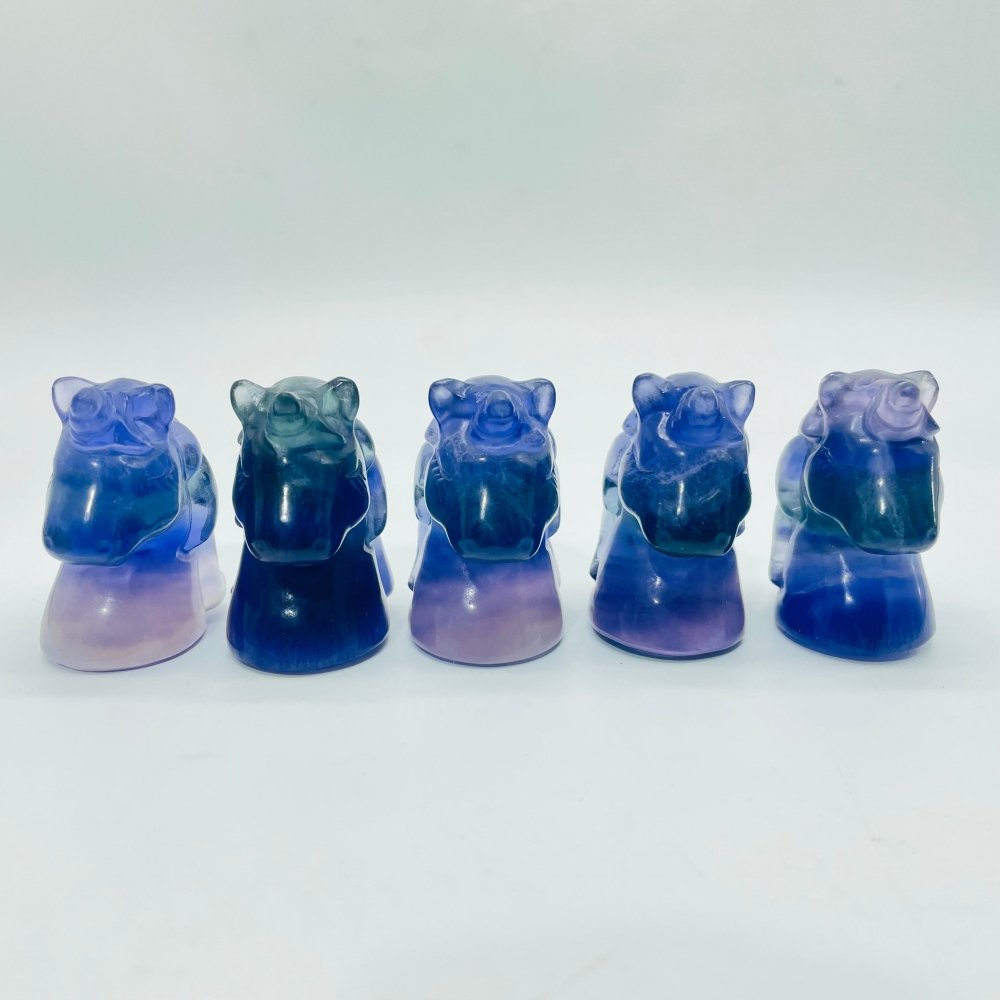 Rainbow Fluorite Unicorn Carving Wholesale -Wholesale Crystals