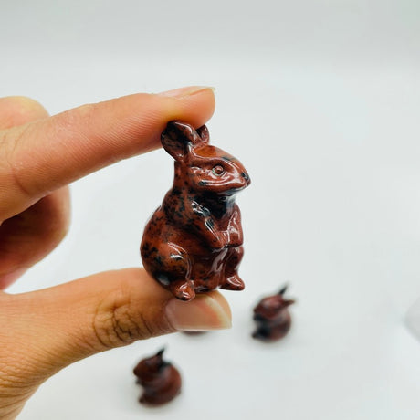 Red Obsidian Rabbit Carving Wholesale -Wholesale Crystals