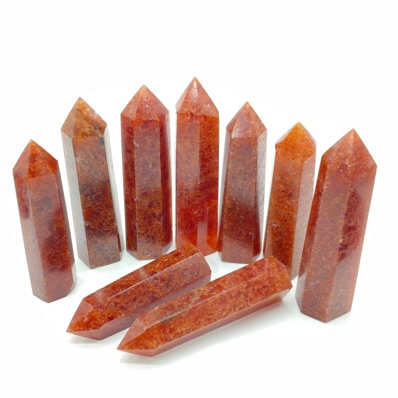 Red Strawberry Quartz Tower Points Wholesale - Wholesale Crystals