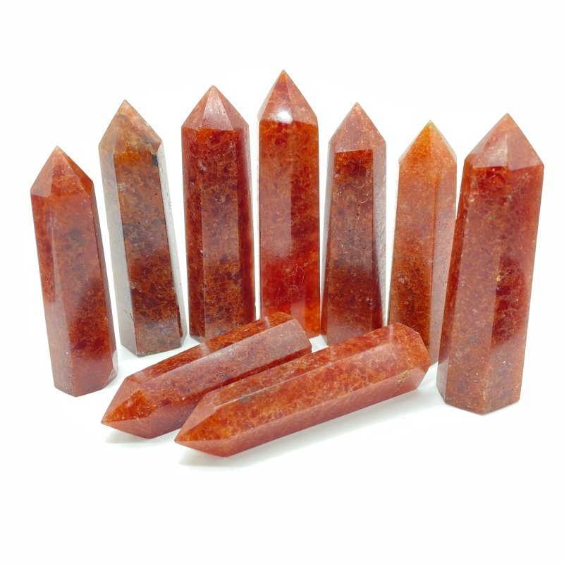 Red Strawberry Quartz Tower Points Wholesale - Wholesale Crystals