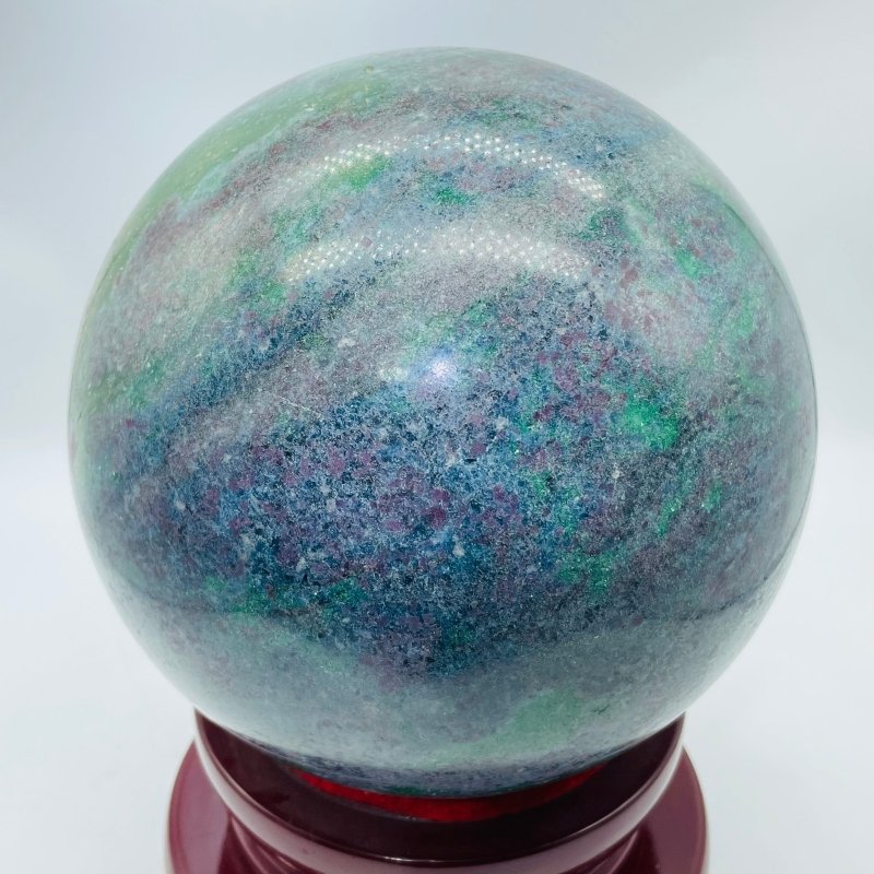 Ruby In Kyanite Mixed Green Mica (UV REACTIVE) Beautiful Sphere -Wholesale Crystals