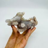 Sakura Flower Agate Dragon Carving -Wholesale Crystals