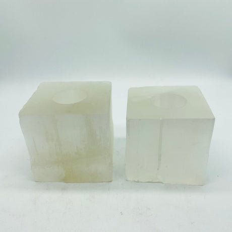 Selenite Square Crystal Candle Holder -Wholesale Crystals