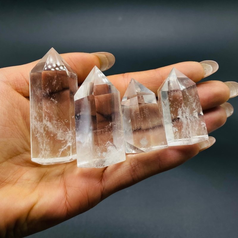 Short Fat Clear Quartz Tower Points Wholesale - Wholesale Crystals