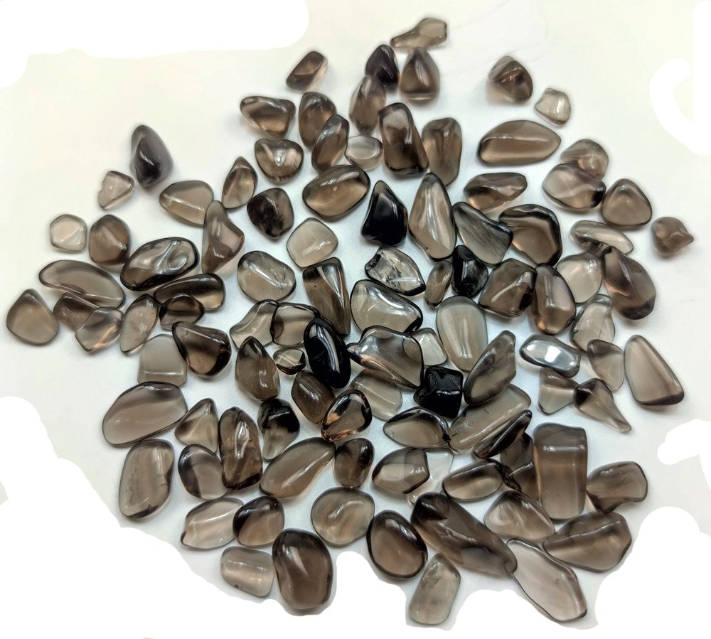 Smoky Quartz Crystal Gravel customized crystal gravel chips -Wholesale Crystals