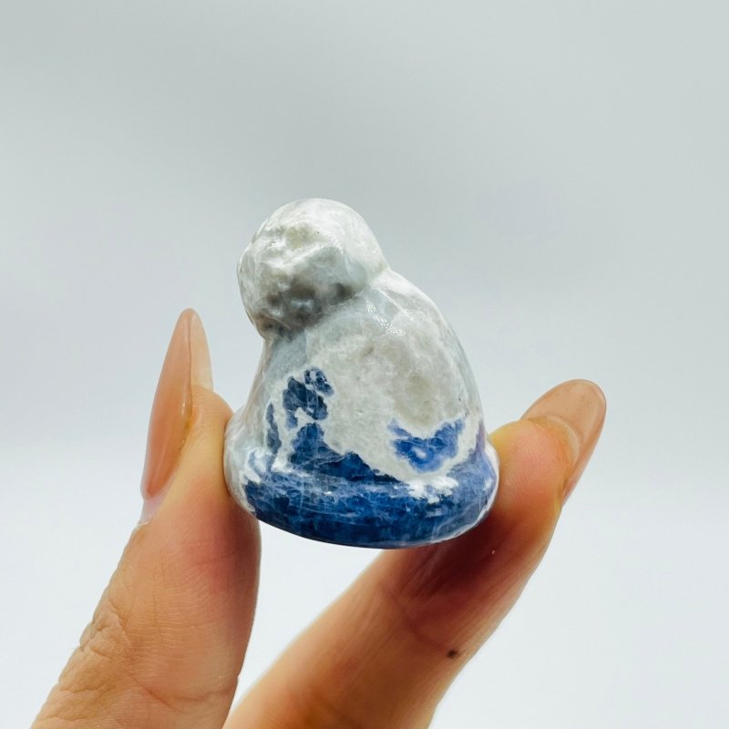 Winter Hat Cap Carving Wholesale Sodalite Howlite - Wholesale Crystals