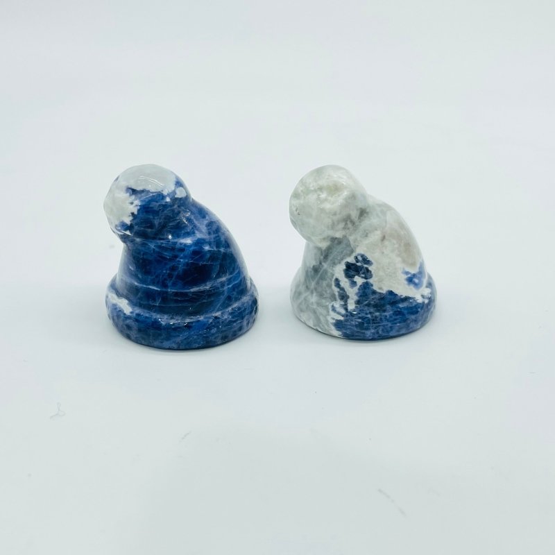 Winter Hat Cap Carving Wholesale Sodalite Howlite - Wholesale Crystals